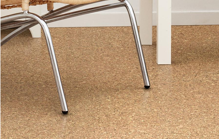 Пробковый пол клеевой Corkstyle Eco Cork Mono 915×305×6 фото в интерьере